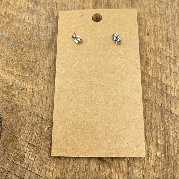 Onyx Hanging Teardrop Studded Back Earrings - Picture 4 of 5